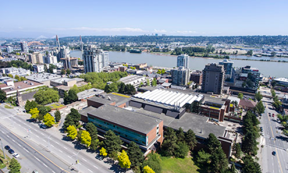 New Westminster Campus aerial