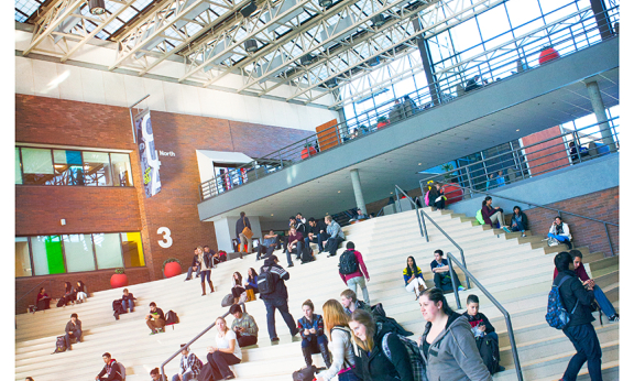 Douglas College concourse