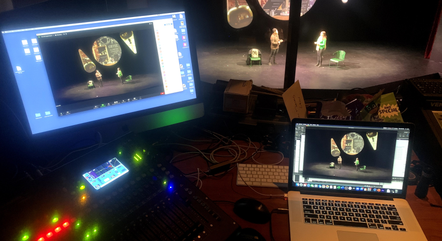 View from theatre booth