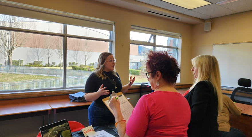 Douglas College self-employment event discussion