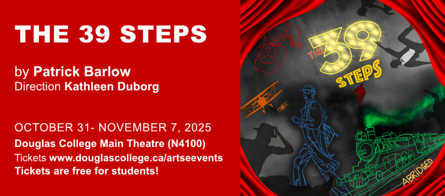 Poster for The 39 Steps play