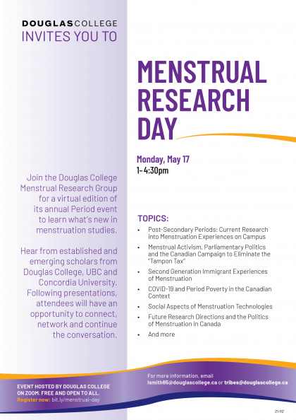 Menstrual Research Day Invitation 