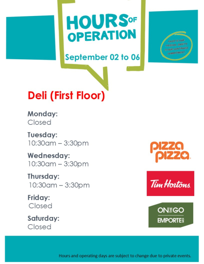 Hours of Operation