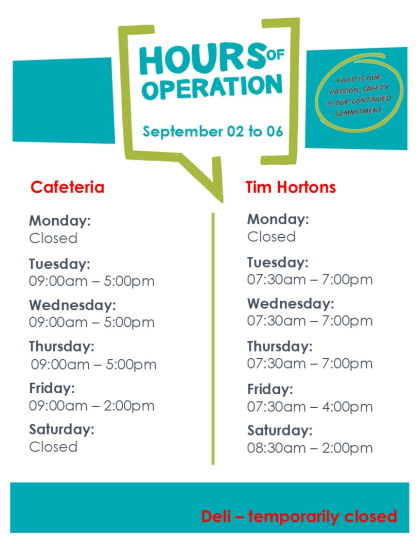 Hours of Operation