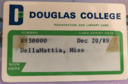 Michele Della Mattia ID card 