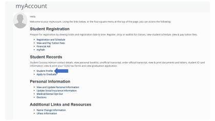 Student Profile Sample