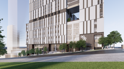 New Douglas College academic building and student residence space