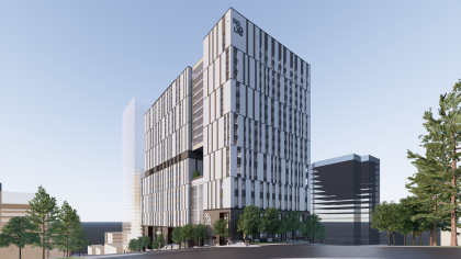 New Douglas College academic building and student residence space