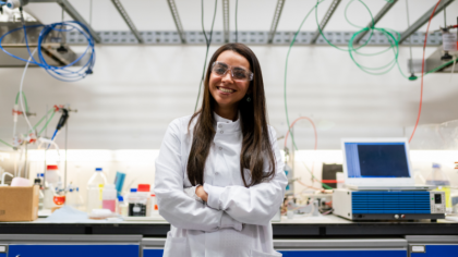 A researcher in a lab