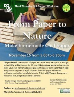 From Paper To Nature Make Homemade Seed Paper Poster
