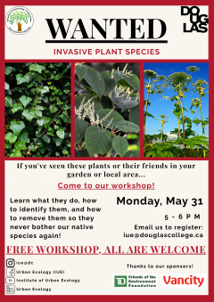 May 31, 2021.  Invasive Plant webinar poster