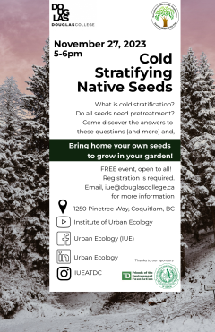 November 27, 2023 Cold Stratifying Native Seeds