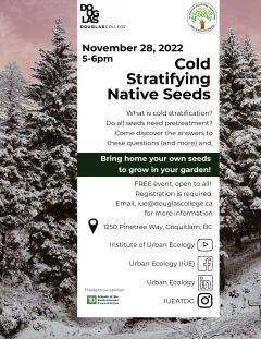 November 2022 winter sowing workshop poster