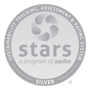 Silver seal of the Sustainability Tracking, Assessment and Rating System