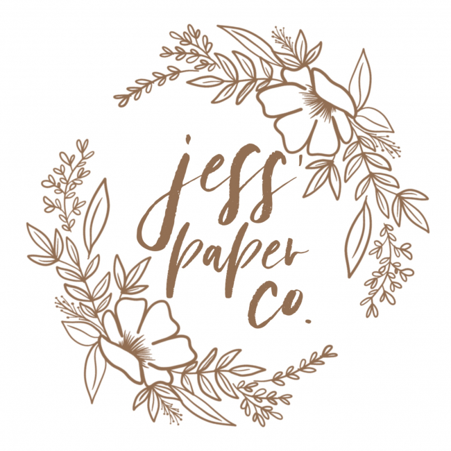 Jess' Paper Co. logo Alumni Marketplace 2020