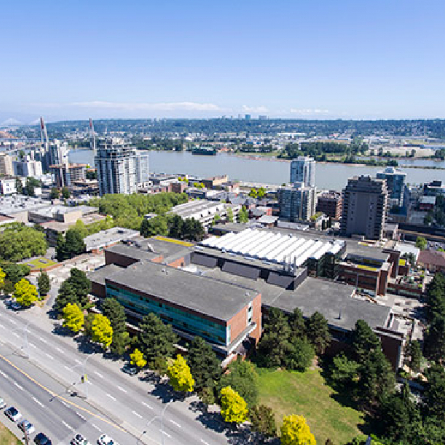 New Westminster Campus aerial