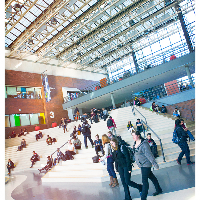 Douglas College concourse
